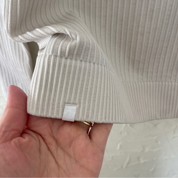 Lululemon Rest Less Pullover Long Sleeve. White - Picture 7 of 9